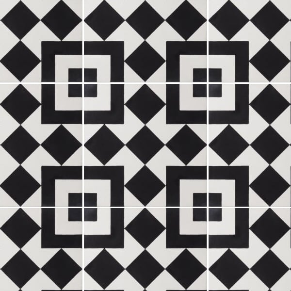 El Fenn Black - Cement Tile