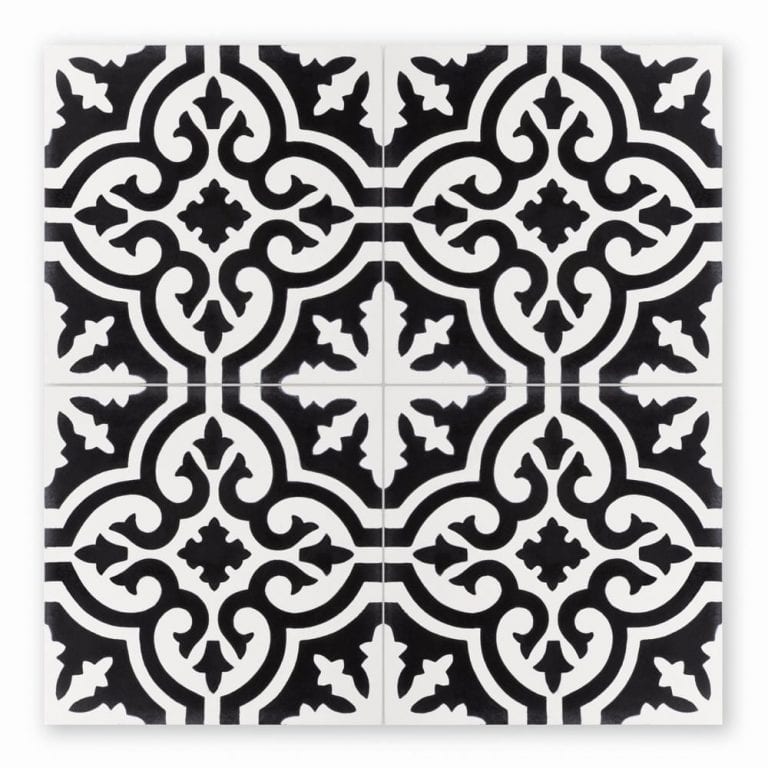 Havana Black - Cement Tile | Riad Tile