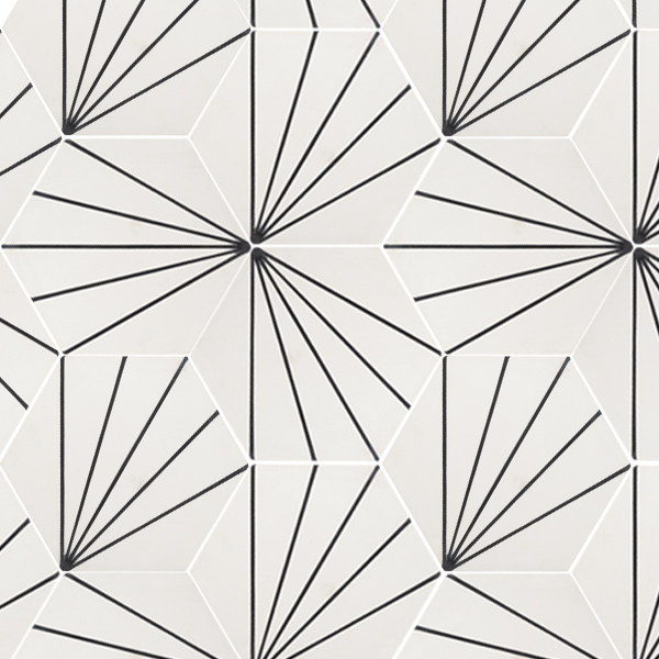 Nola White - Cement Tile
