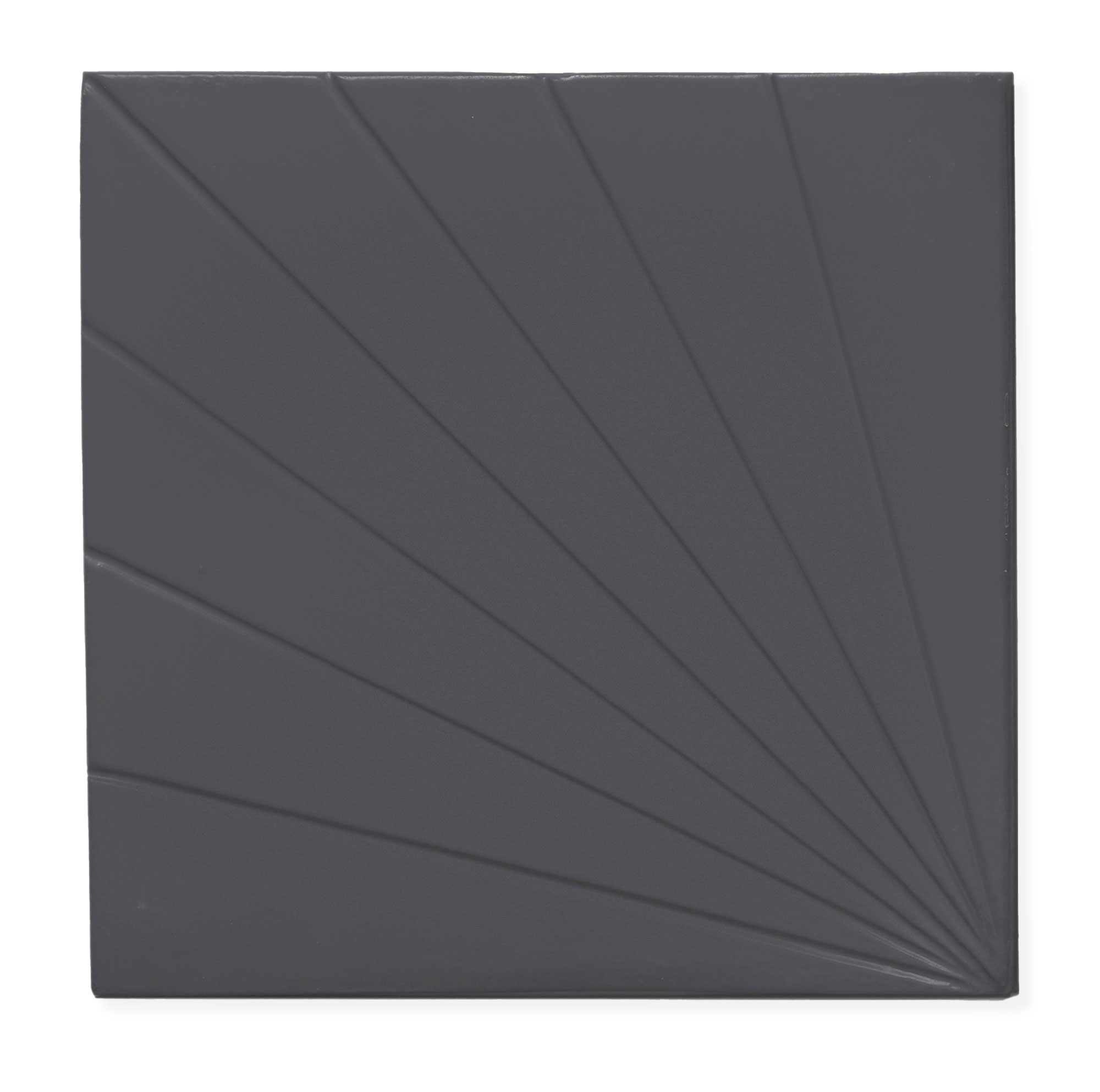 Sample: Tulum Black 6x6 - Dimensional Relief Artisan Ceramic Tile