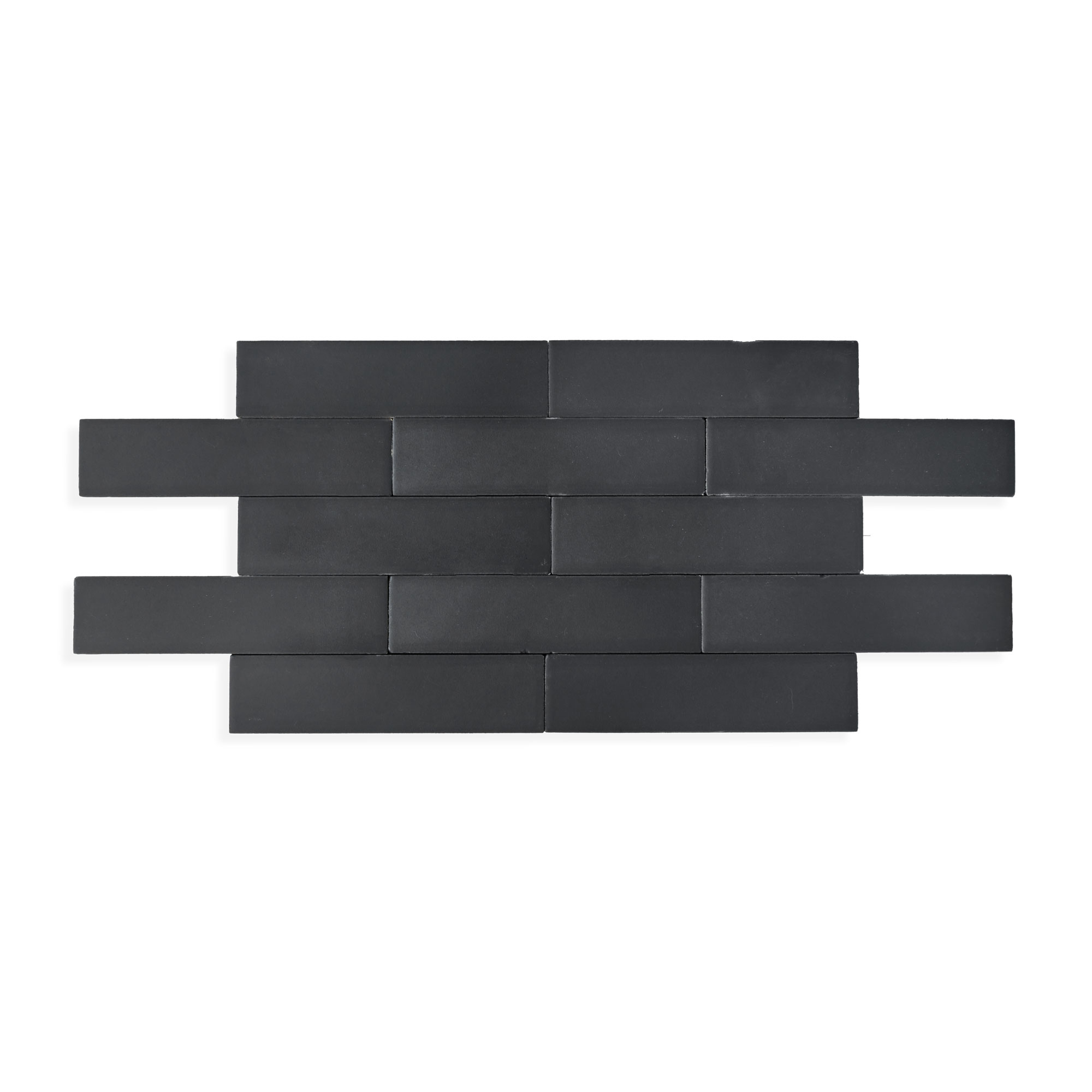 2x8 Deep Black - Matte - Ceramic Tile