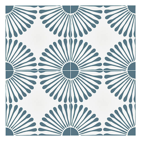 Dandelion Blue - Ceramic Tile