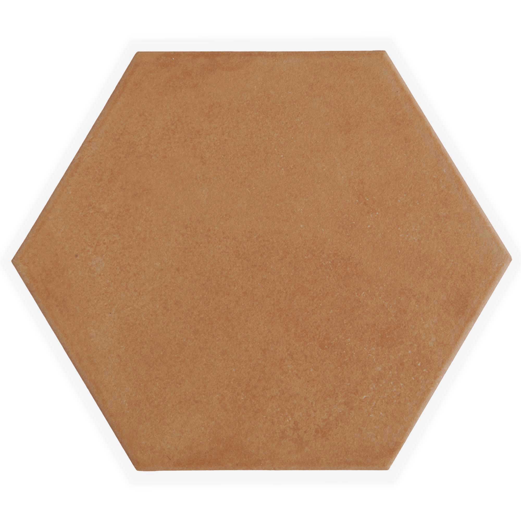 Sample: Hex Terracotta Color - Ceramic Tile
