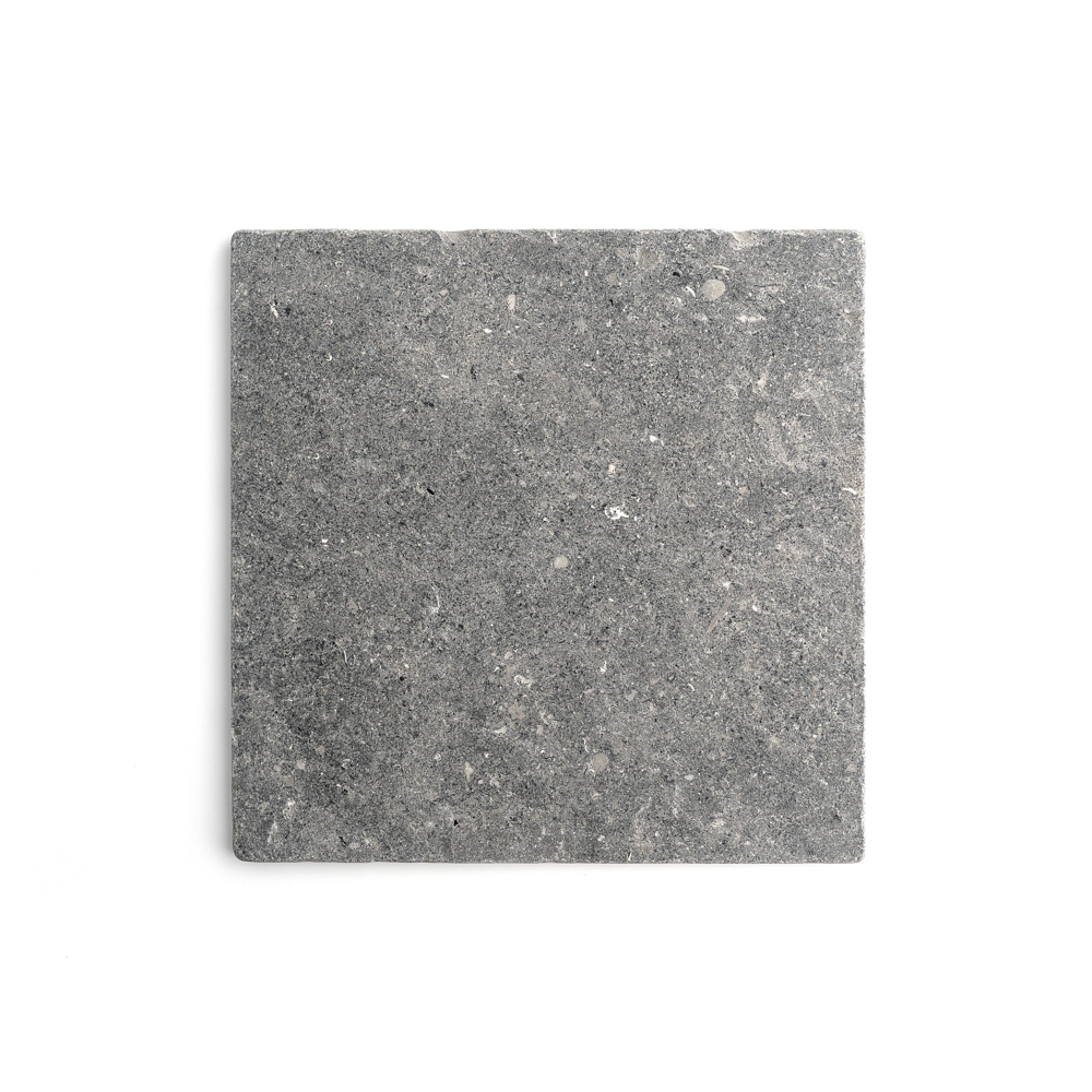 Sample: 18x18 Akal Dark Moroccan Limestone - Tumbled & Honed (Sample 1 - 6